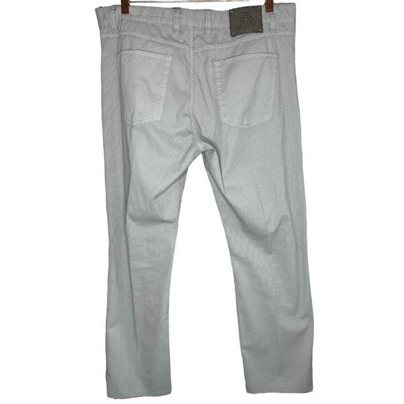 Alberto Stone Super Print Modern Fit Polka Dot Gray Golf Pants Size 36x30 - Picture 6 of 10